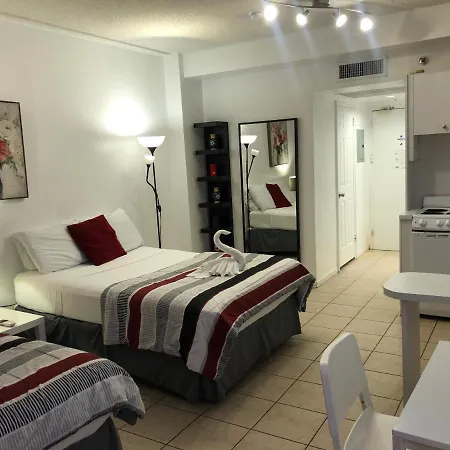 Casablanca On The Beach, Oceanfront Studio Miami Beach-3