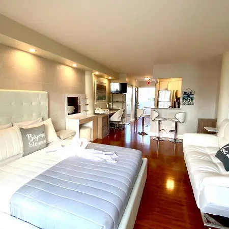 Modern Waterfront Apartment With Miami Skyline View, Free Parking 5 Mins Drive To Miami Beach-3